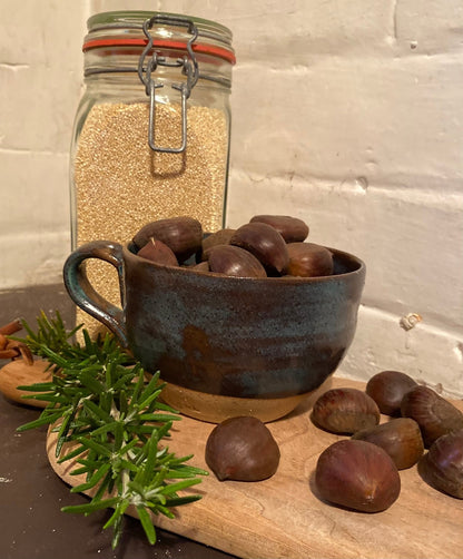 Big Huggy Mugs - Dark Chocolate and Blue