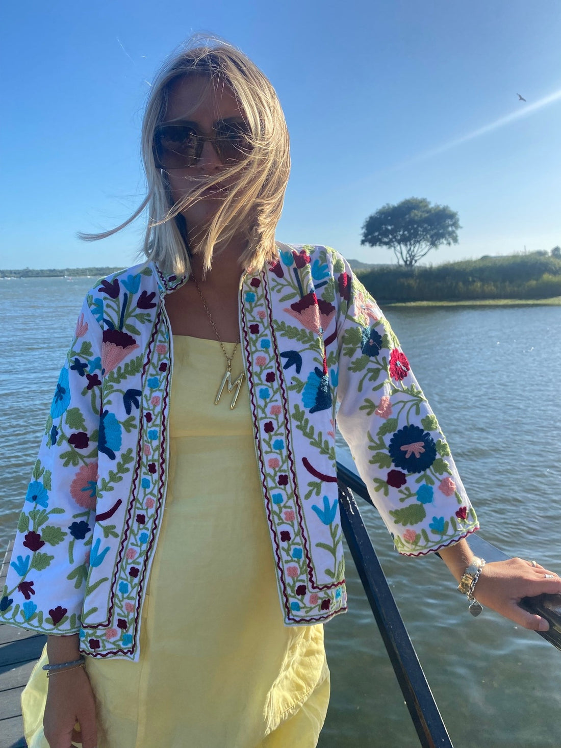 Suzani Jacket - White