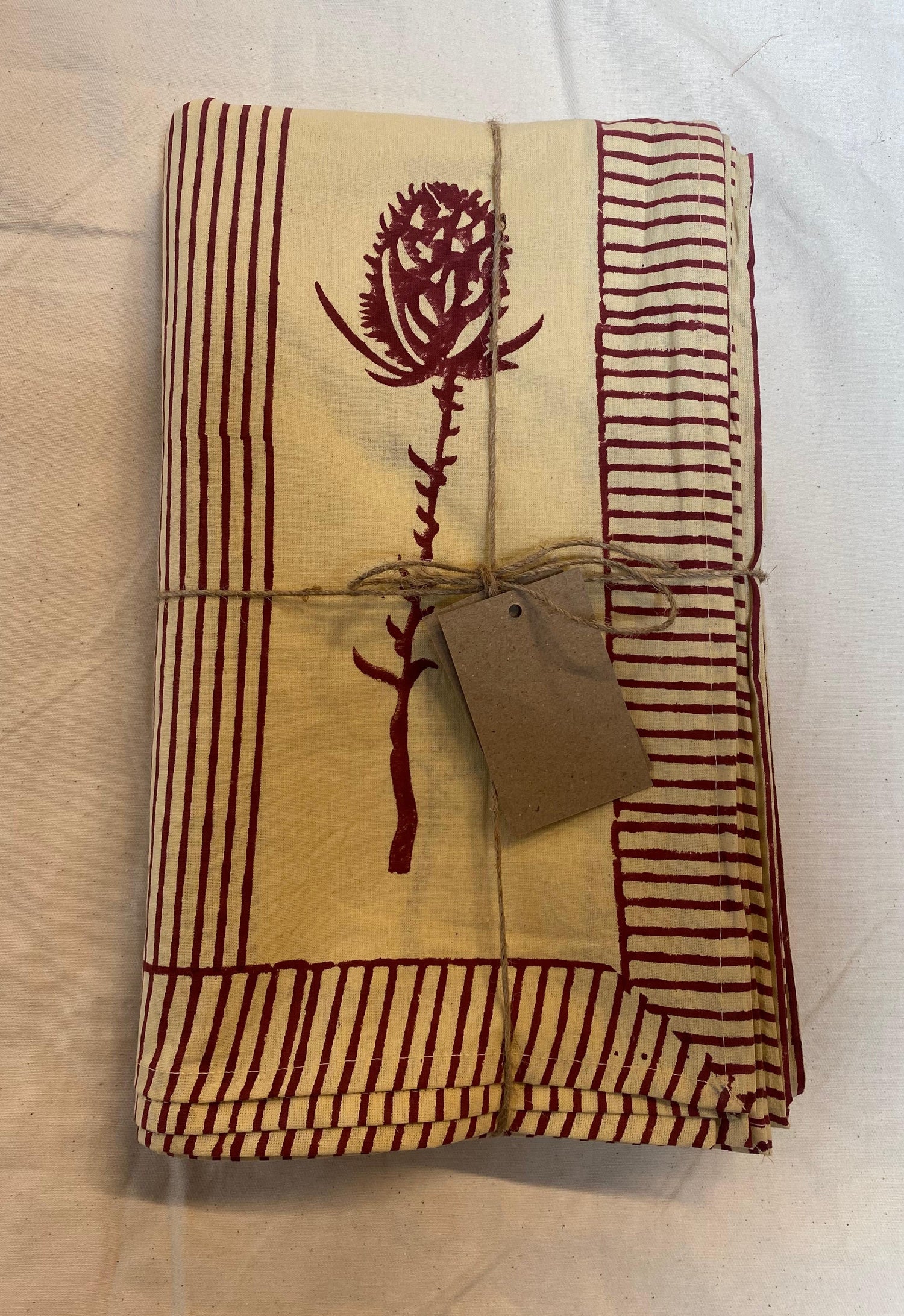 Merlot Teasel Tablecloth