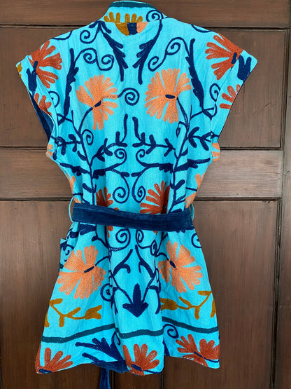 Reversible Suzani Waistcoat- No.23