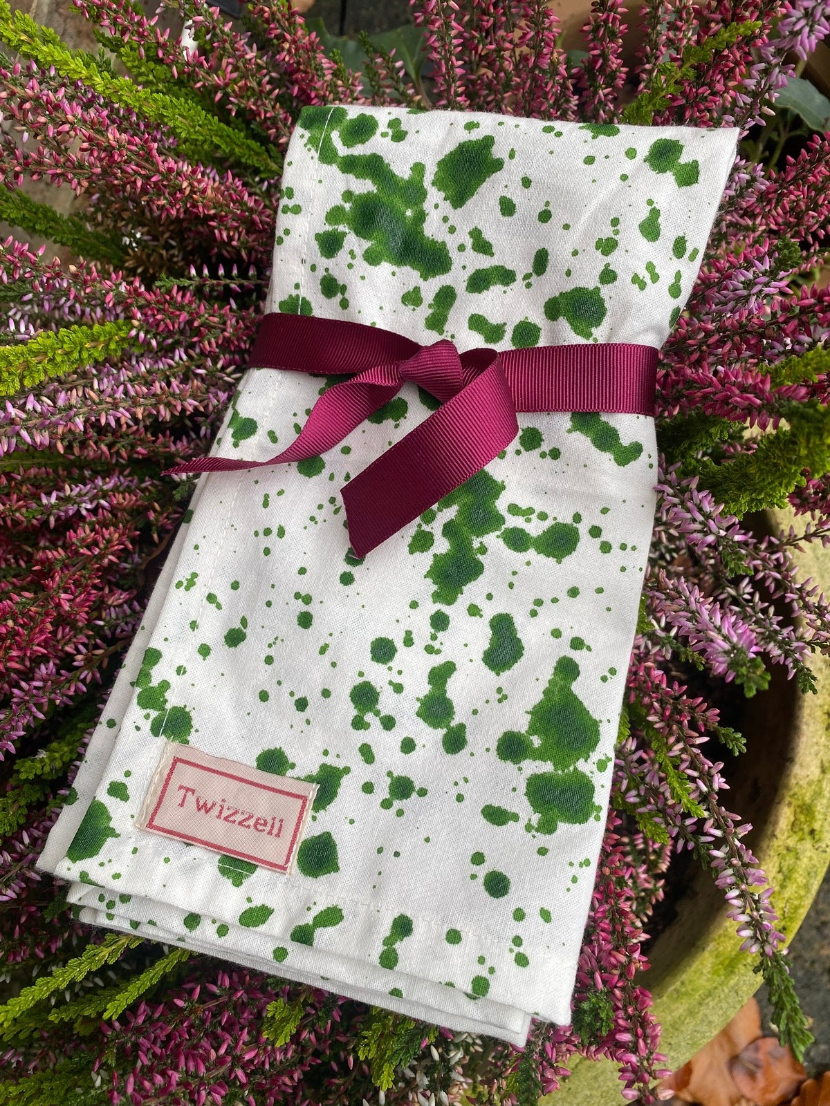 Green Splatter Napkins
