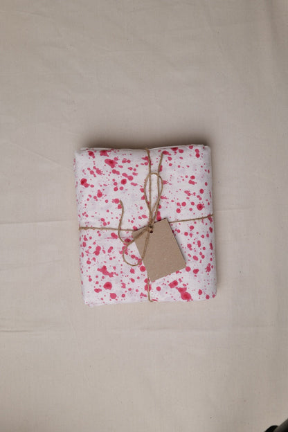 Pink Splatter Tablecloth