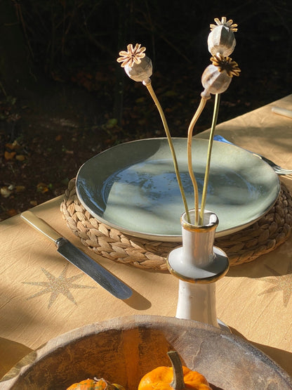 Beige Star Tablecloth