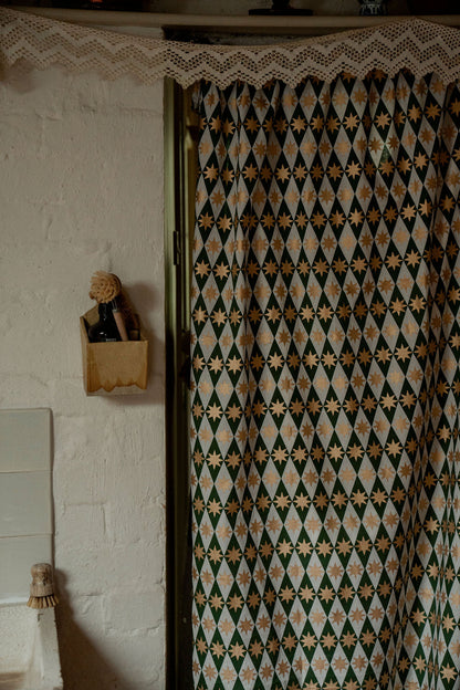 Khaki Seville Star Tablecloth