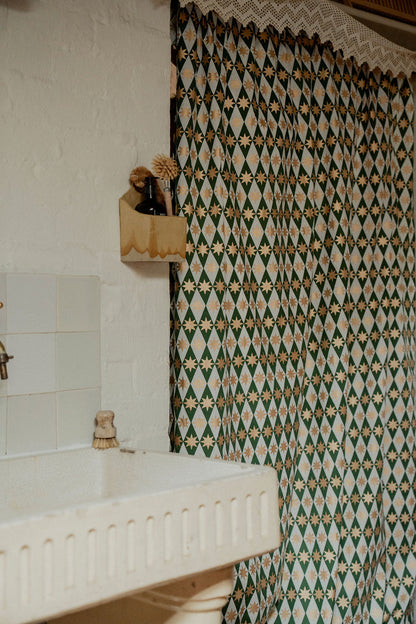 Khaki Seville Star Tablecloth