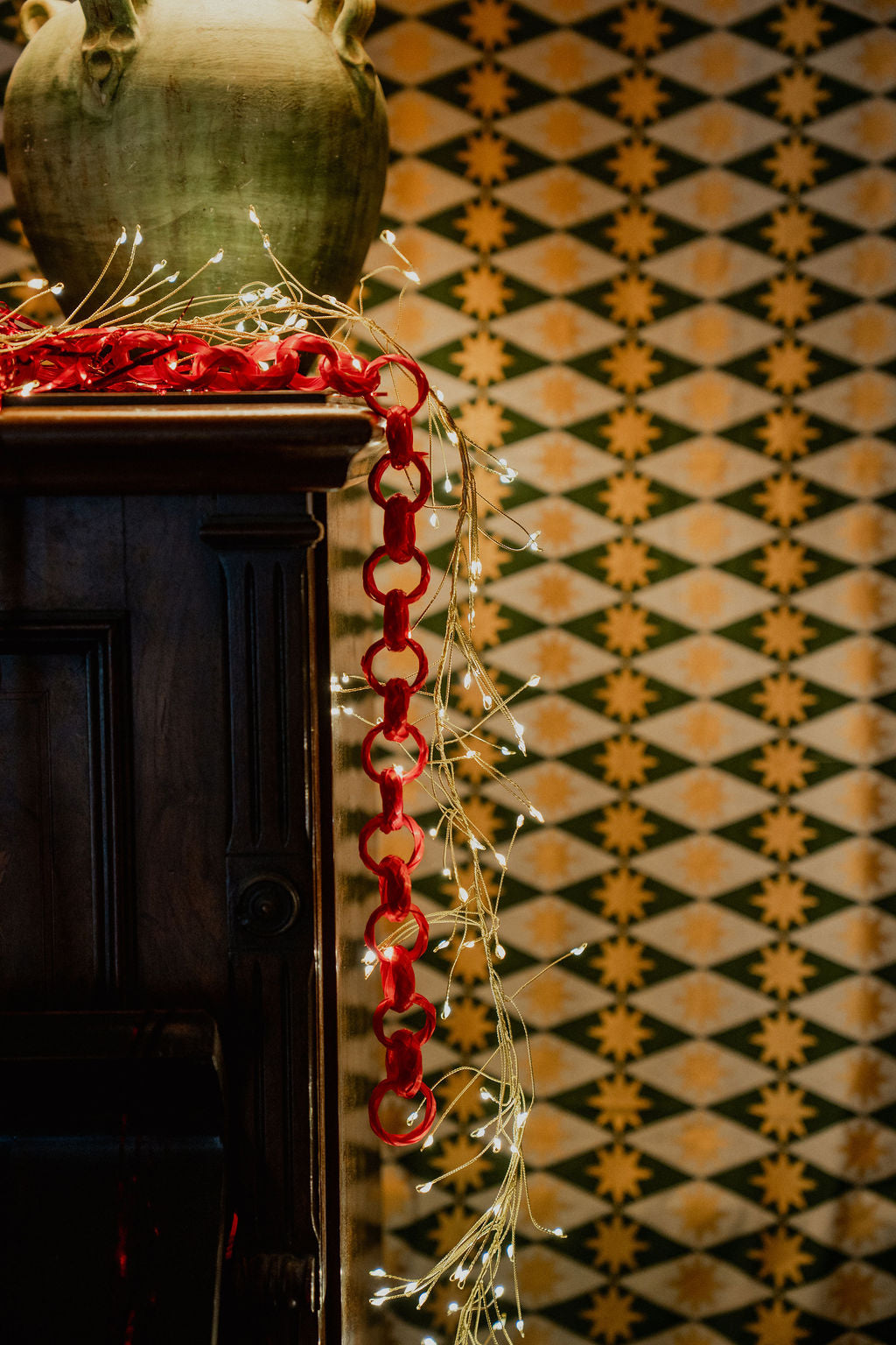 Khaki Seville Star Tablecloth