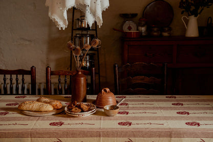 Merlot Teasel Tablecloth