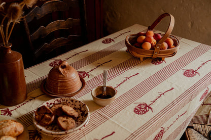 Merlot Teasel Tablecloth