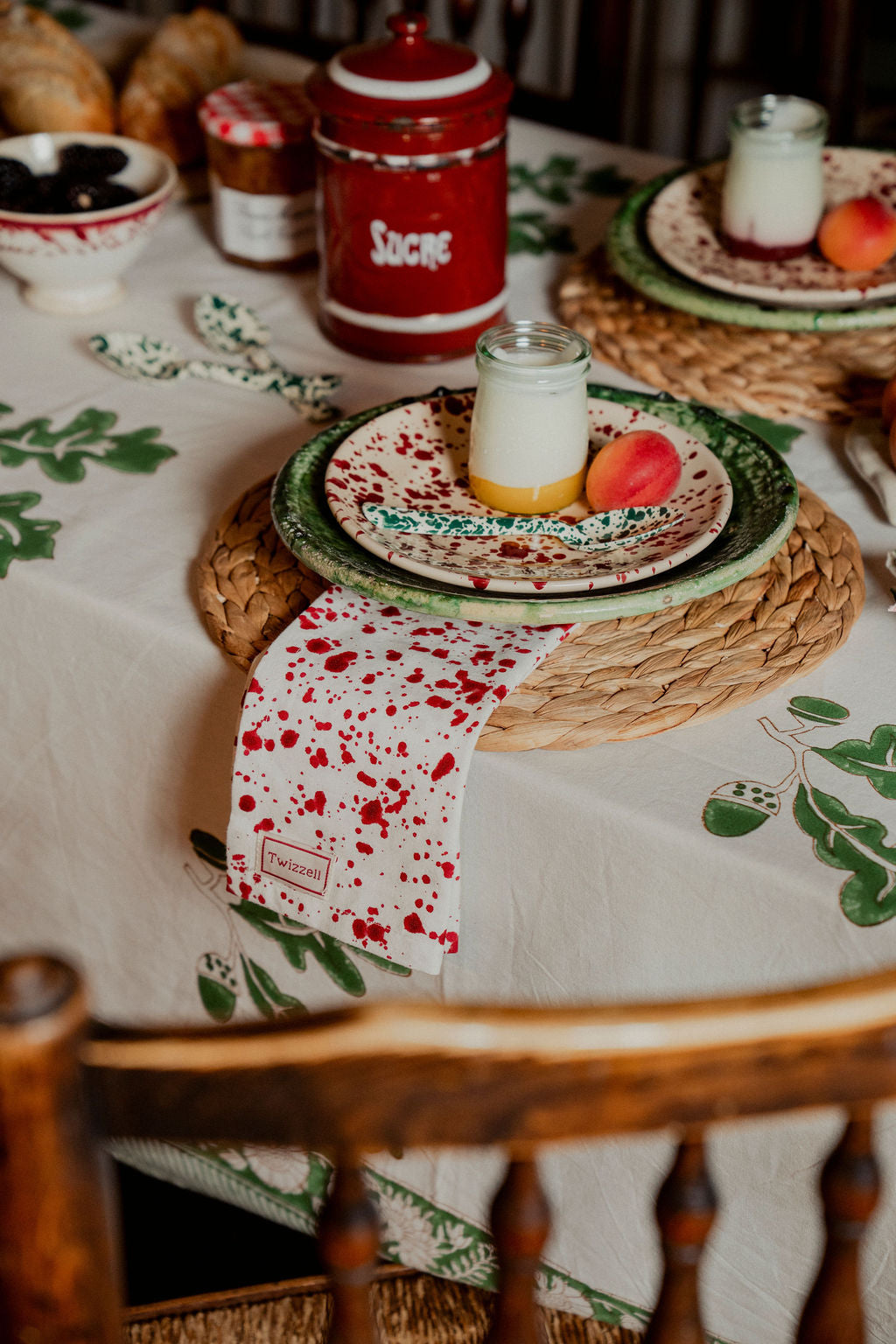 Khaki Oak Tablecloth