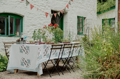 Teal Fir Tablecloth
