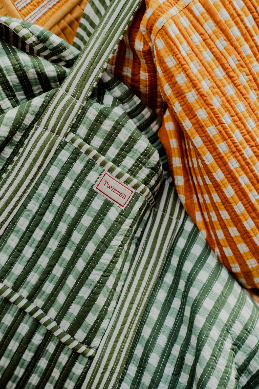 Weekend Bag - Green Gingham