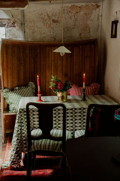 Khaki Seville Star Tablecloth
