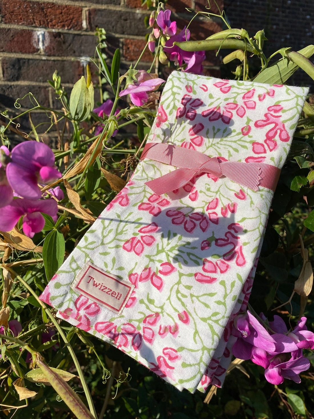 Indian Block Print Napkins Set of 4 - Sweet Pea