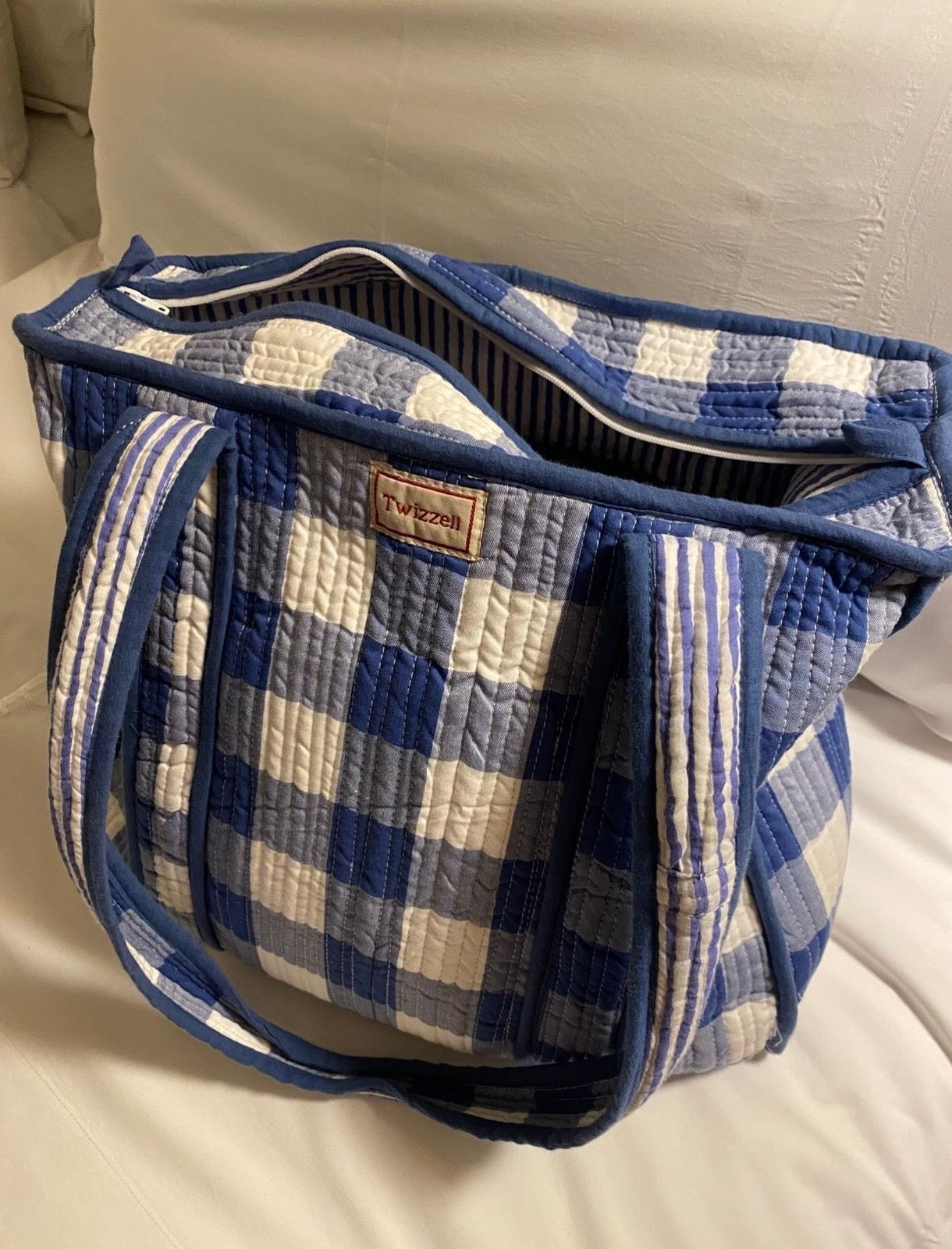 Day Bag - Blue Check