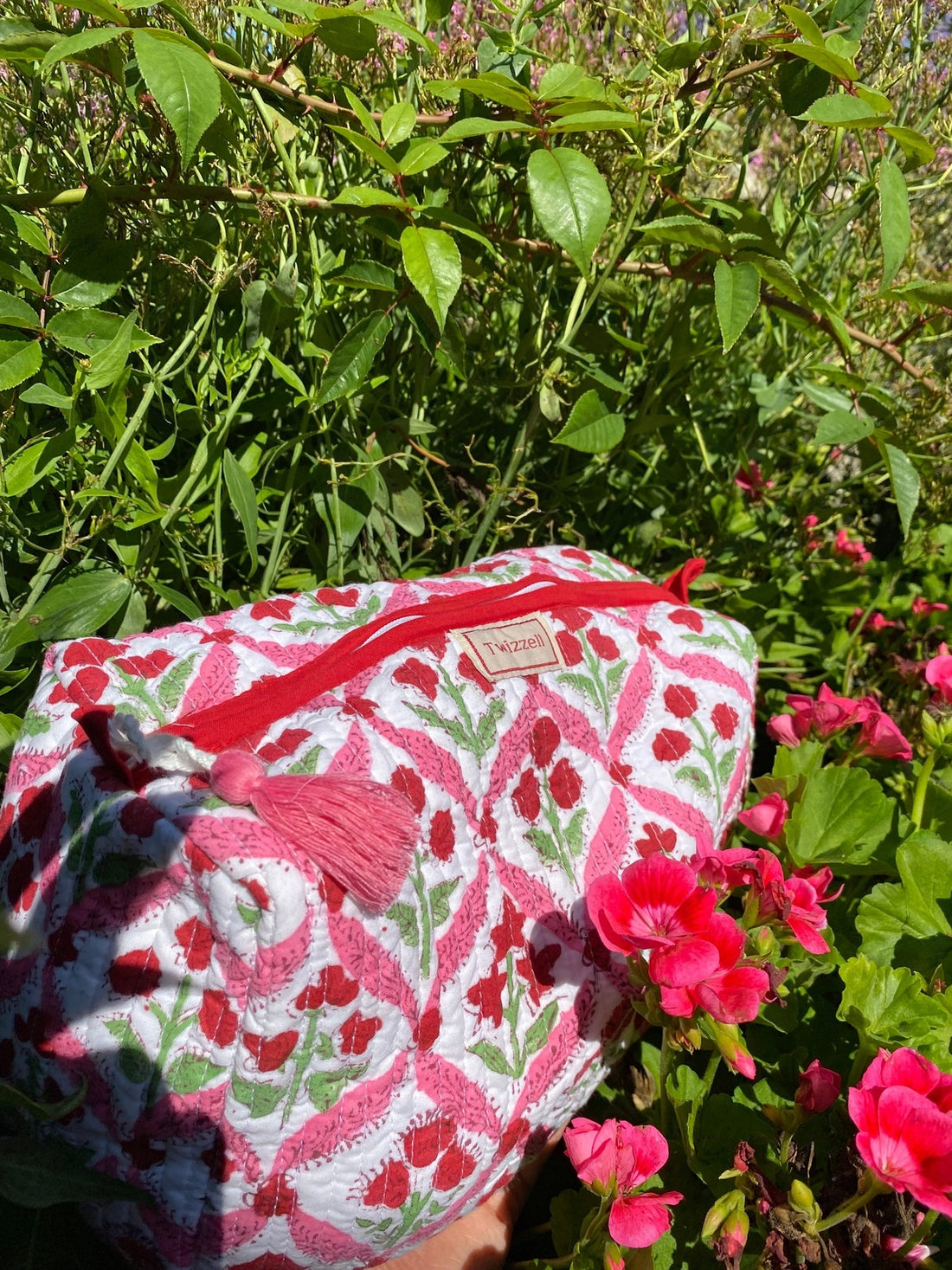 Quilted Wash Bag - Bright