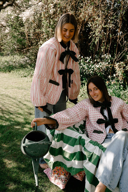 Reversible Jacket - Green and Pink Star