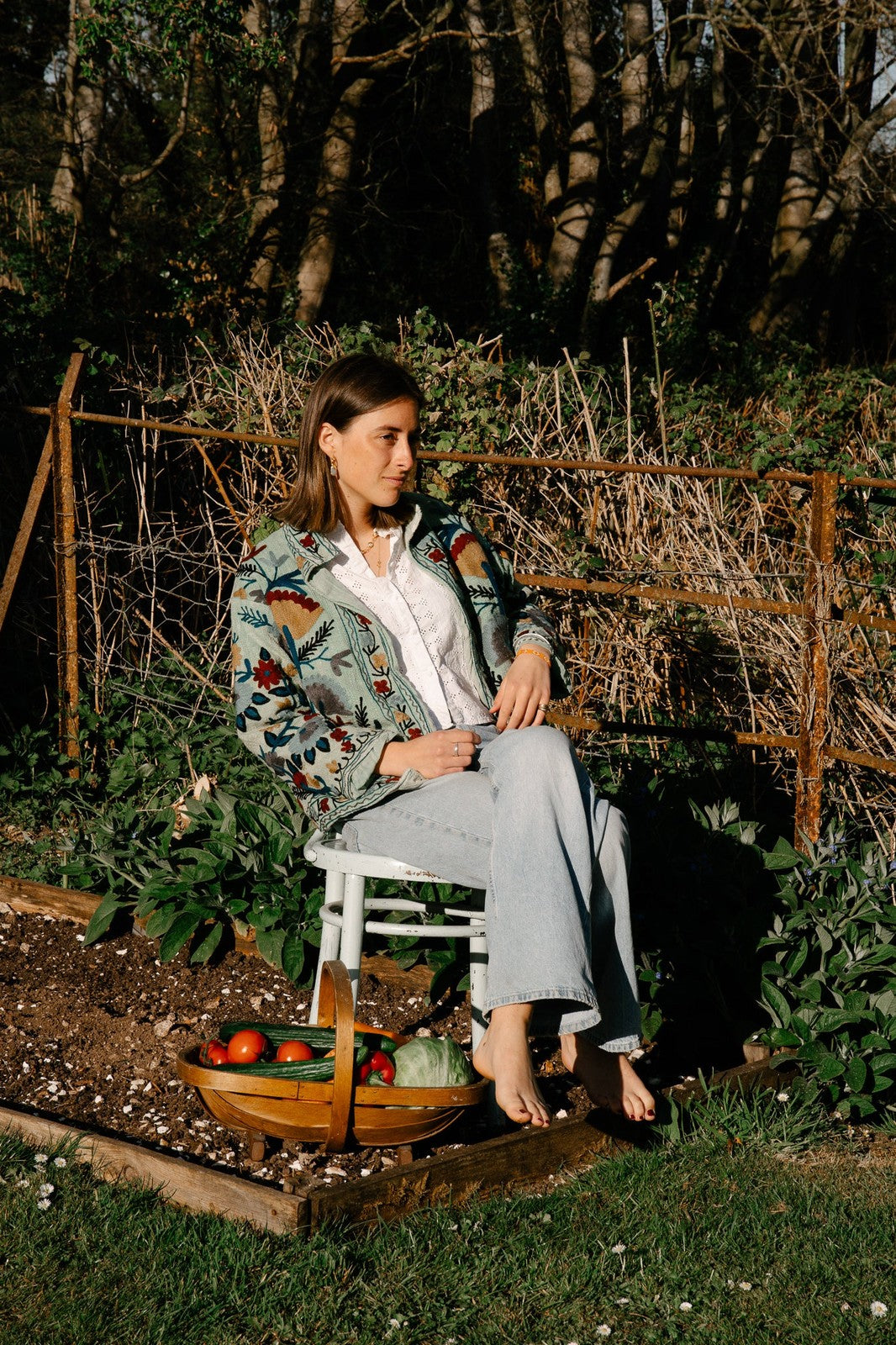 Suzani Jacket - Green