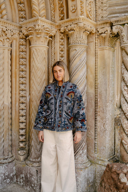 Suzani Jacket - Grey
