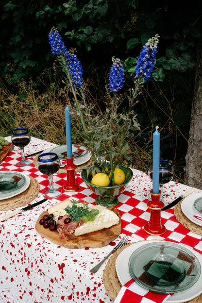 Red Splatter Tablecloth