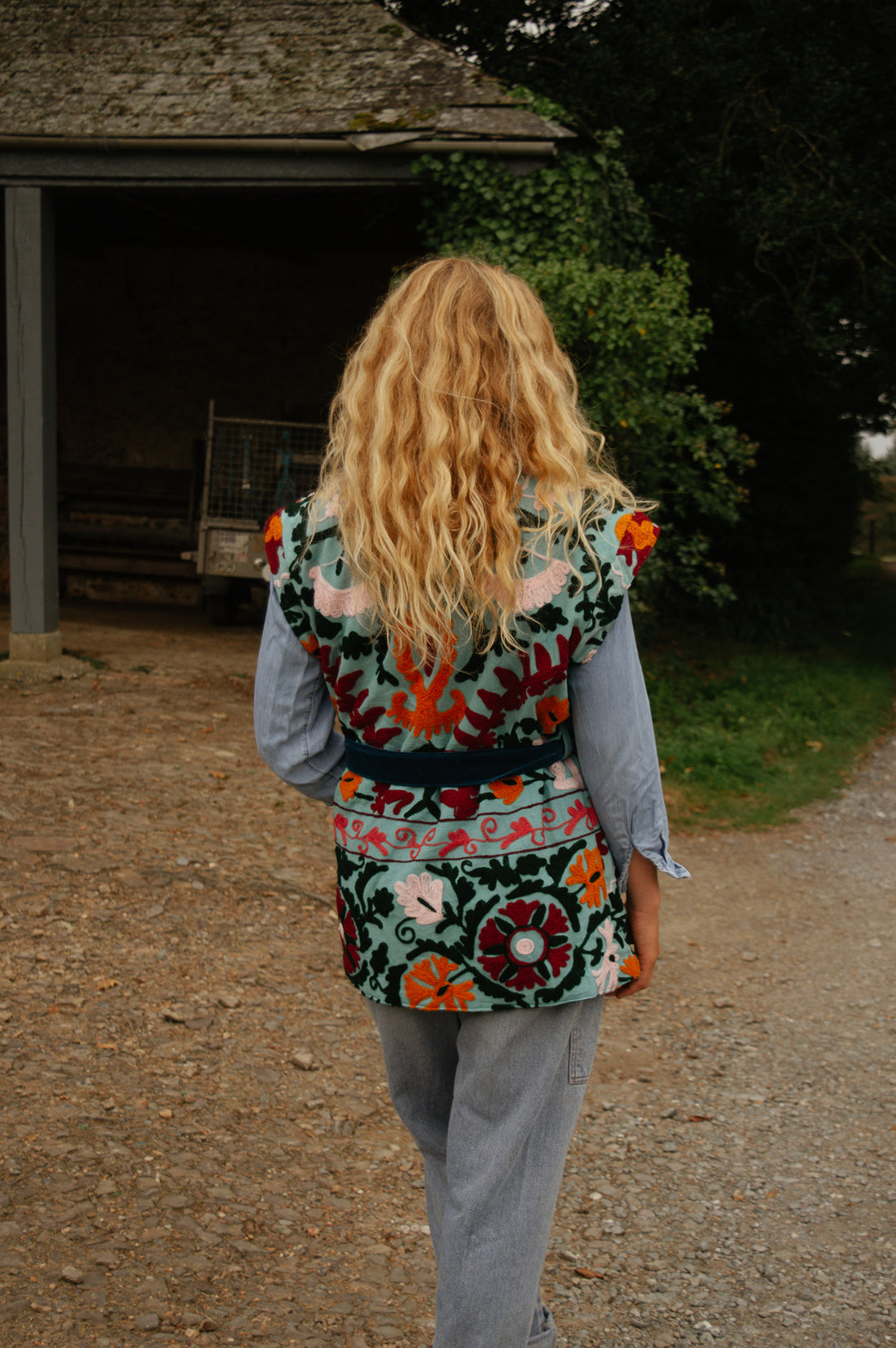 Reversible Suzani Waistcoat- No.5