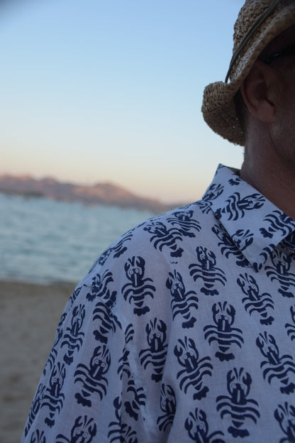Navy Lobster Shirt