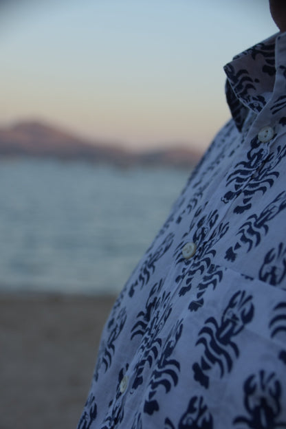 Navy Lobster Shirt