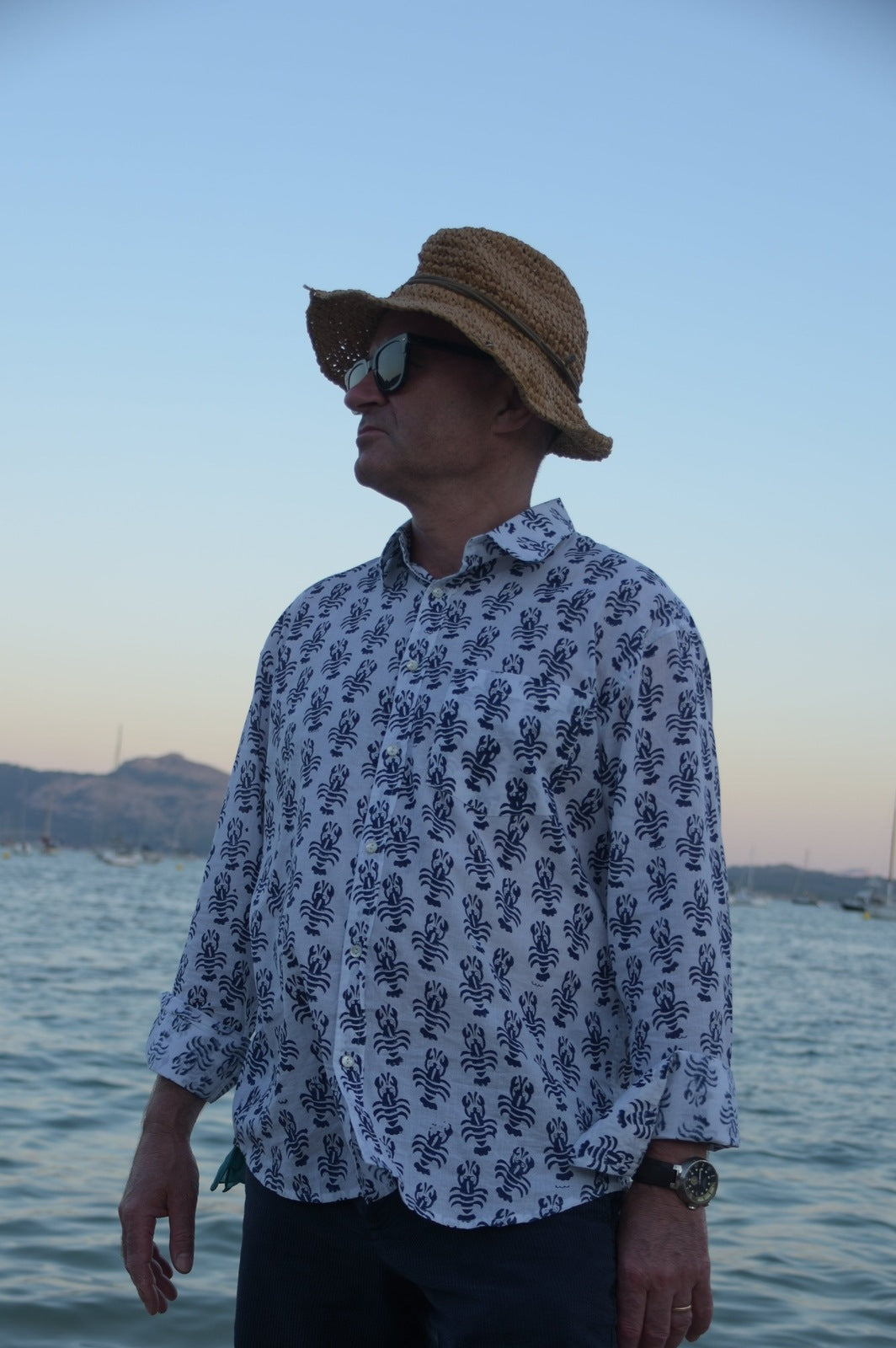 Navy Lobster Shirt