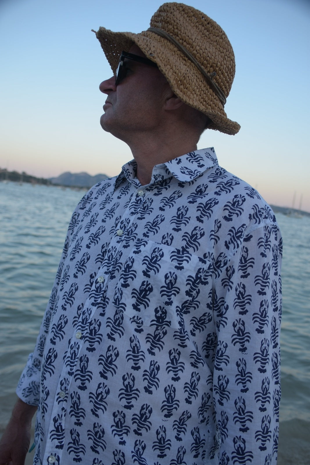 Navy Lobster Shirt
