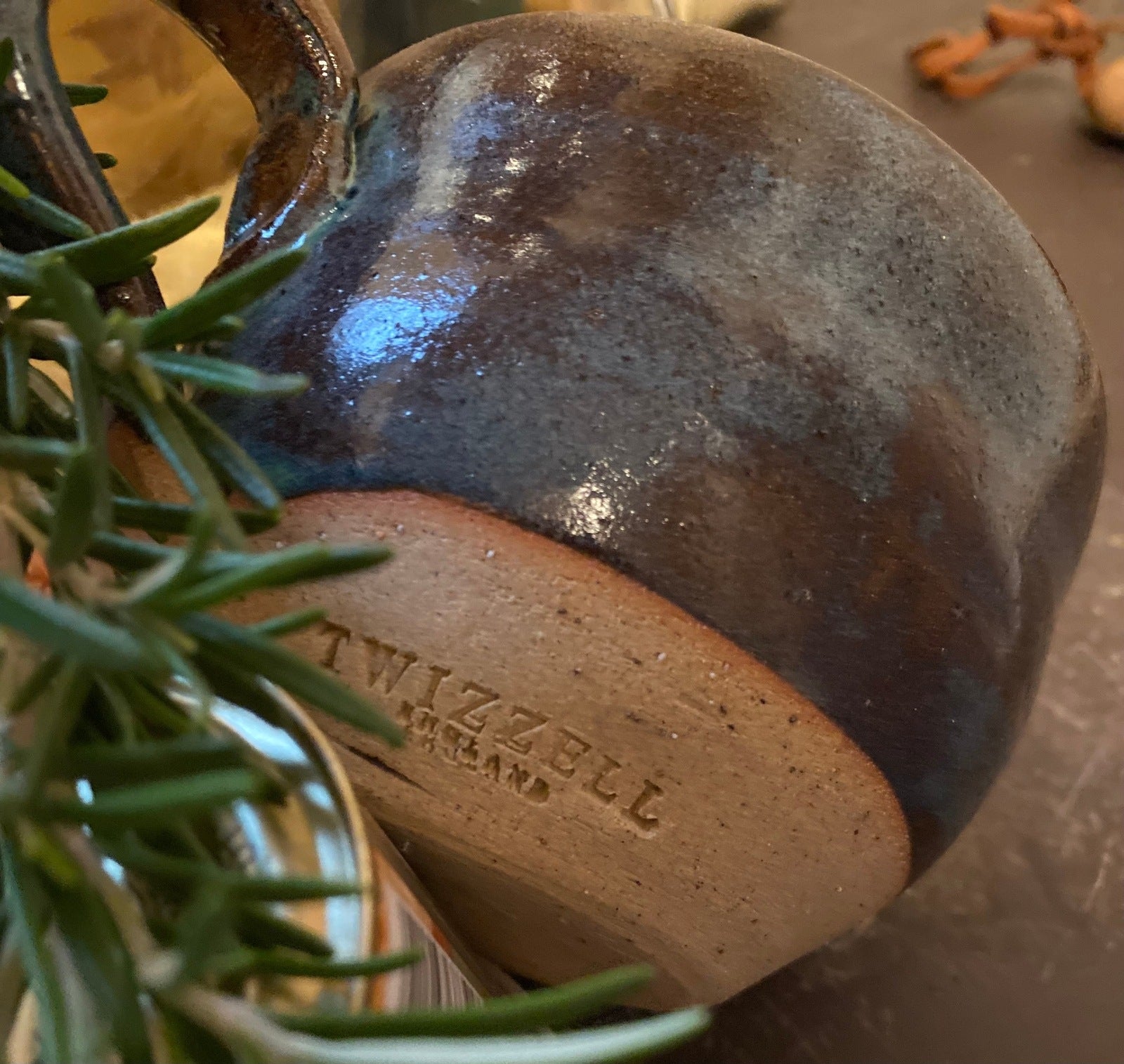 Big Huggy Mugs - Dark Chocolate and Blue