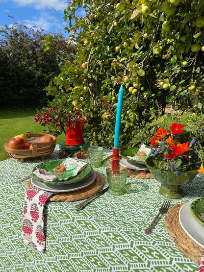 Green Ladder Tablecloth