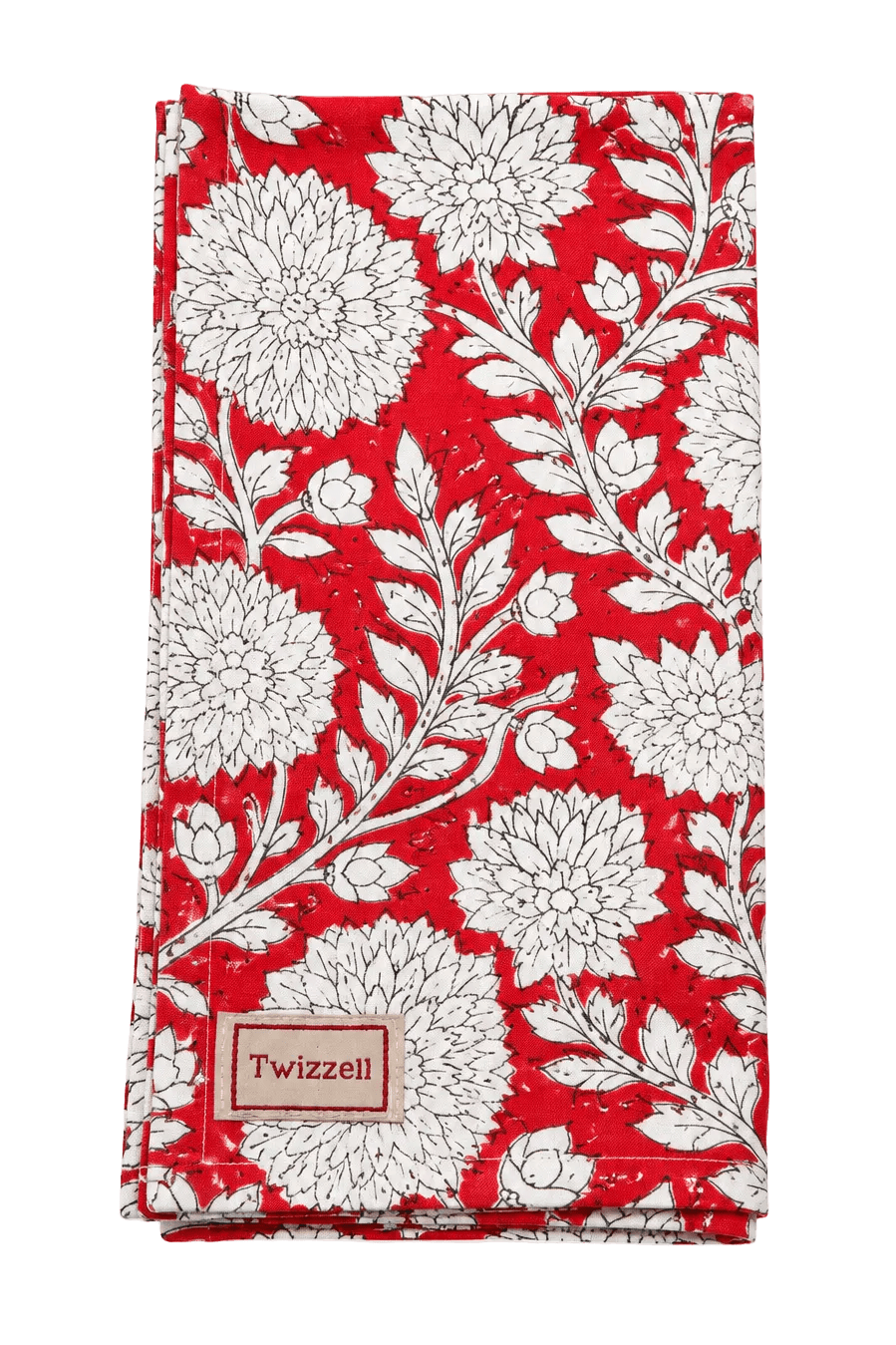 Red Dahlia Napkin x 4