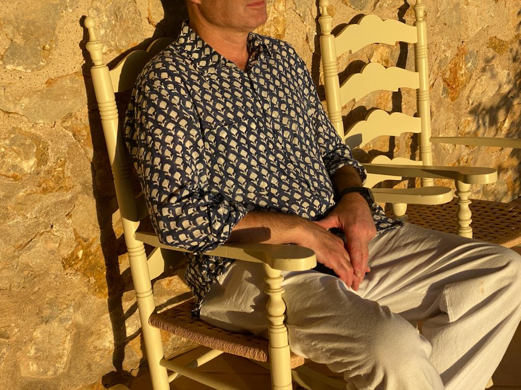 Classic Navy and White Shirt