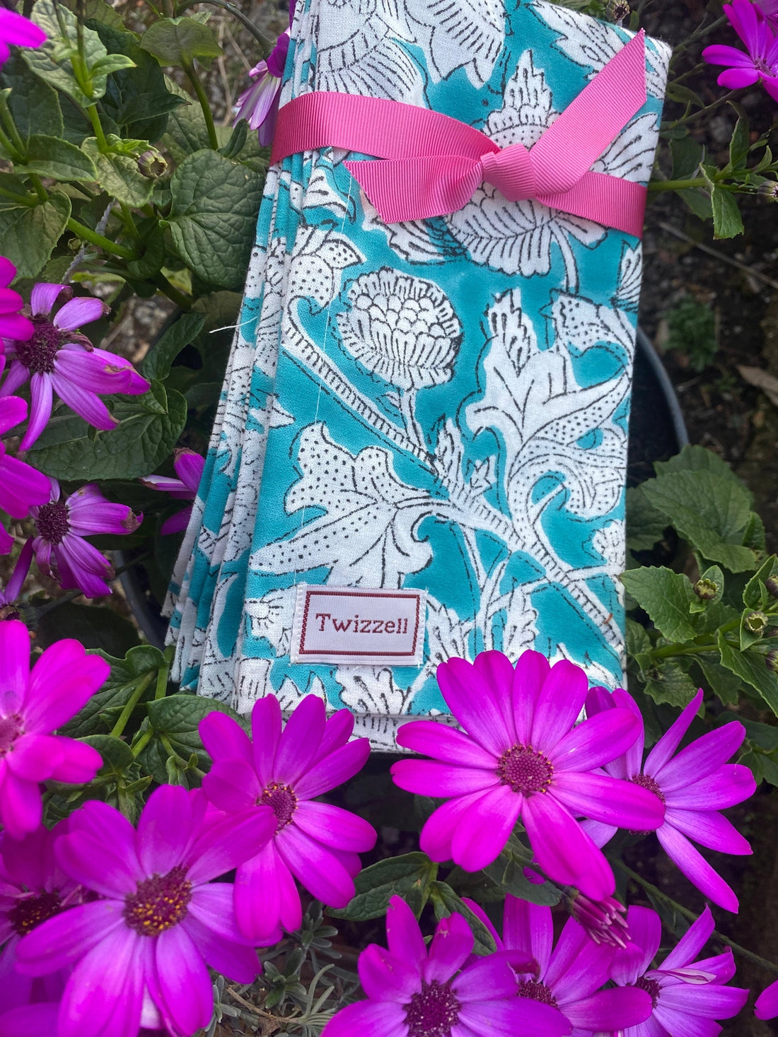 SECONDS Turquoise Tide Napkin x 4