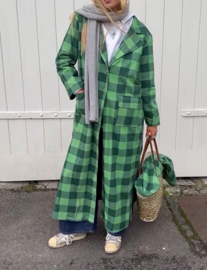 The Trench - Green and Dark Green Check