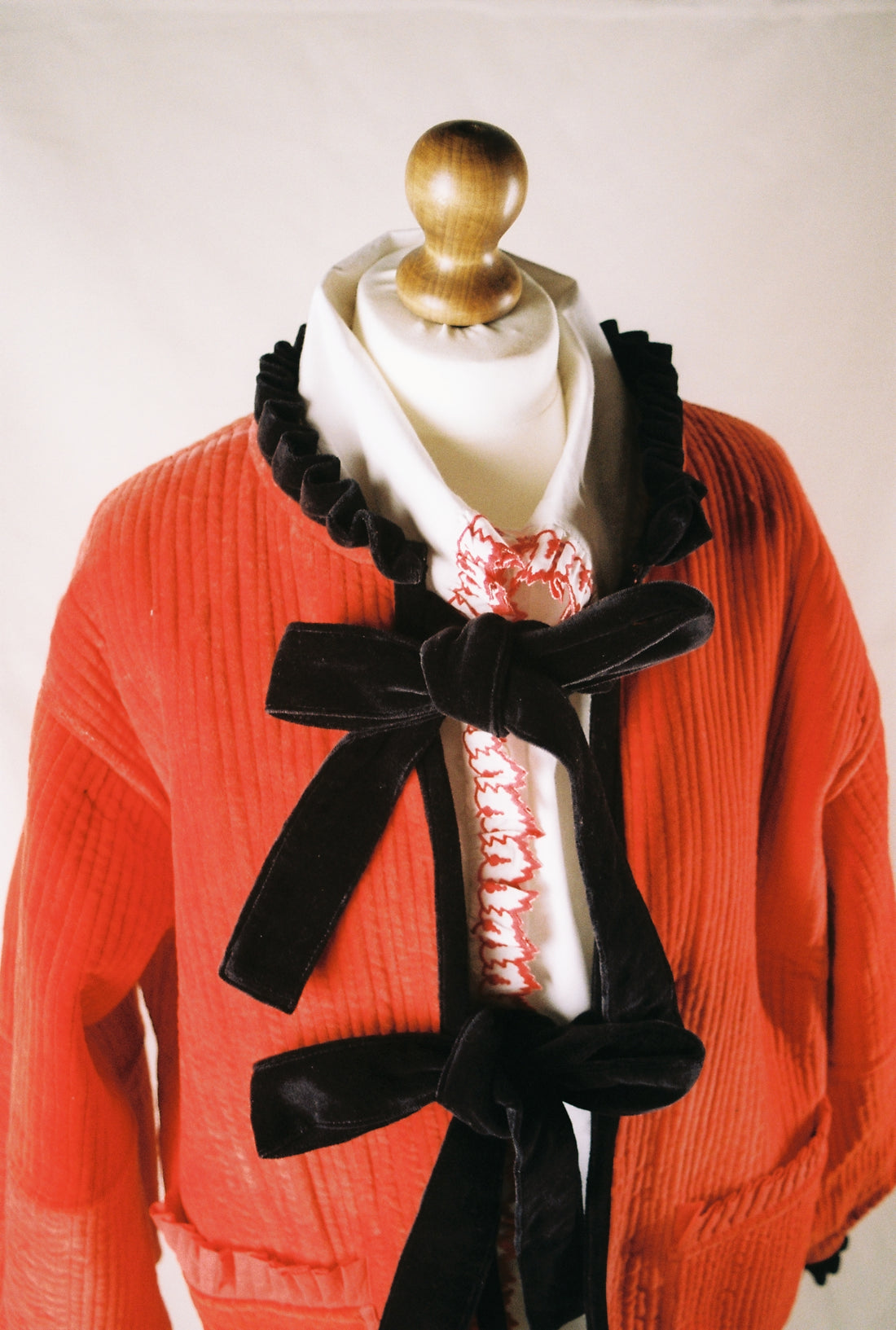 Reversible Jacket - Red/Black Velvet