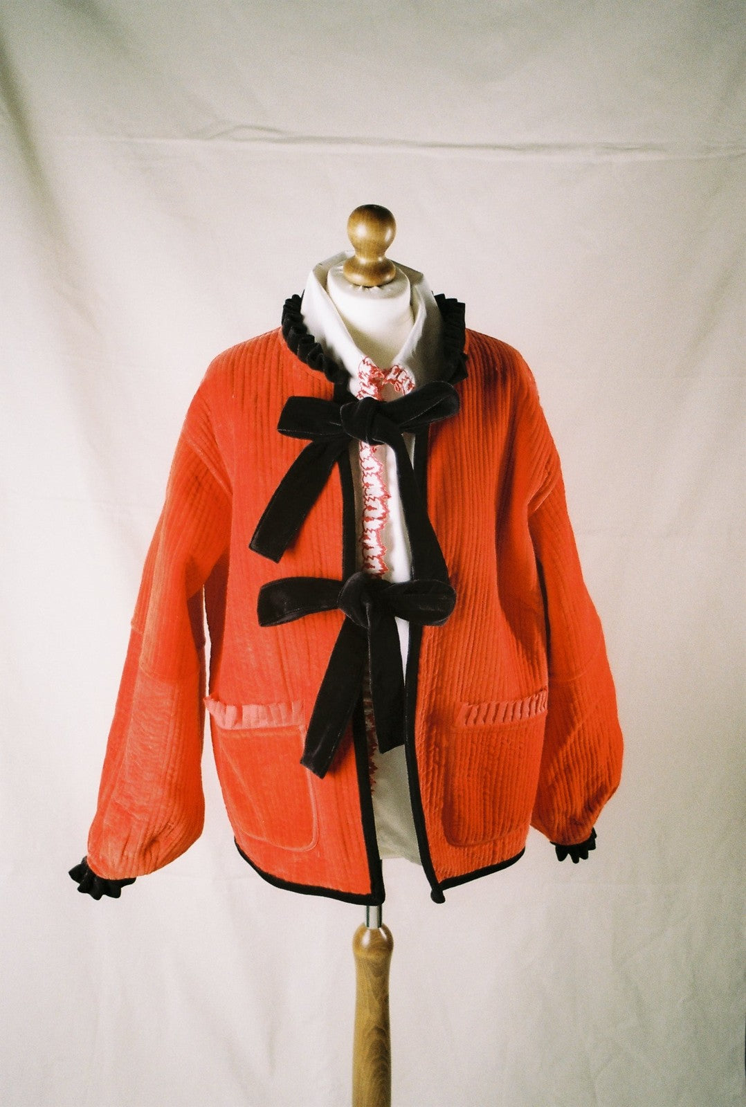 Reversible Jacket - Red/Black Velvet