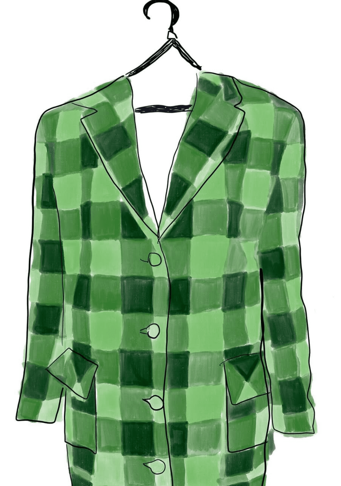 The Trench - Green and Dark Green Check