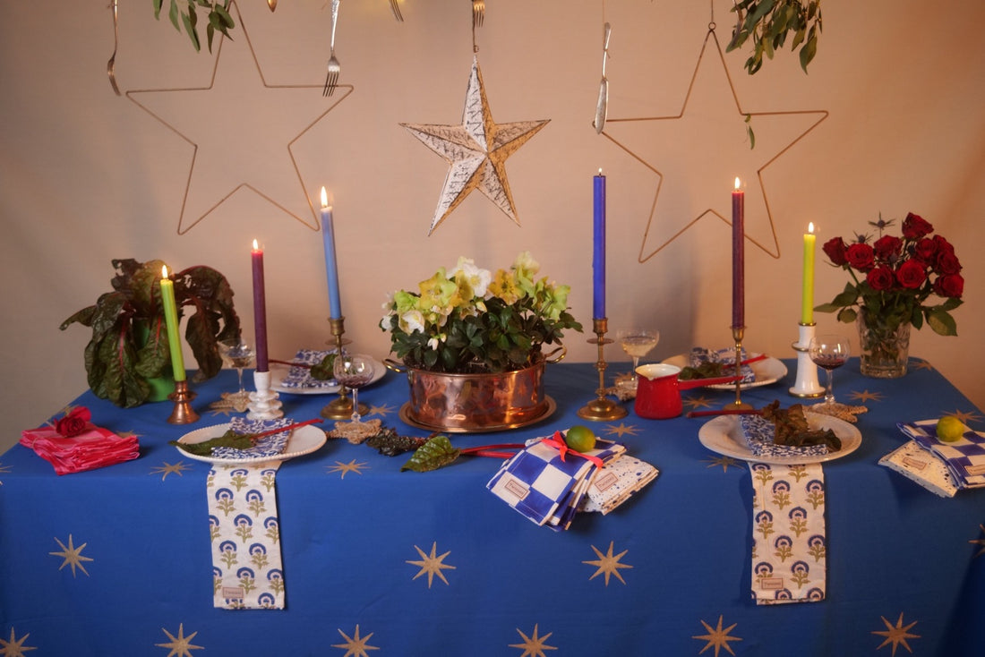 Blue Star Tablecloth
