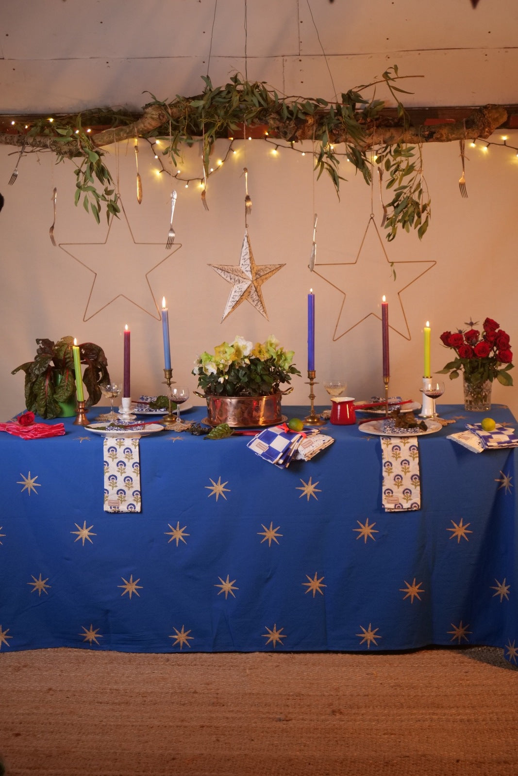 Blue Star Tablecloth