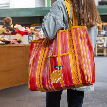 Lemon Recycled Plastic Tote Bag