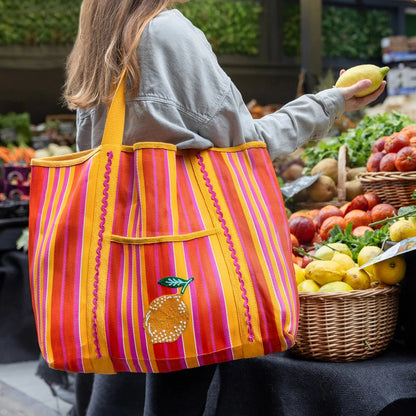 Lemon Recycled Plastic Tote Bag