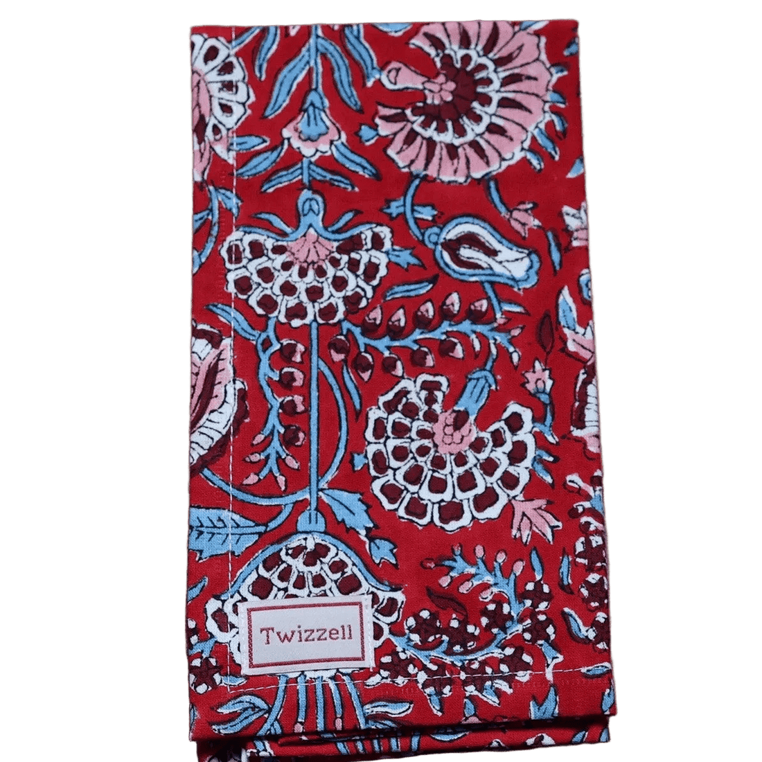 Scarlet Bloom Napkin x 4