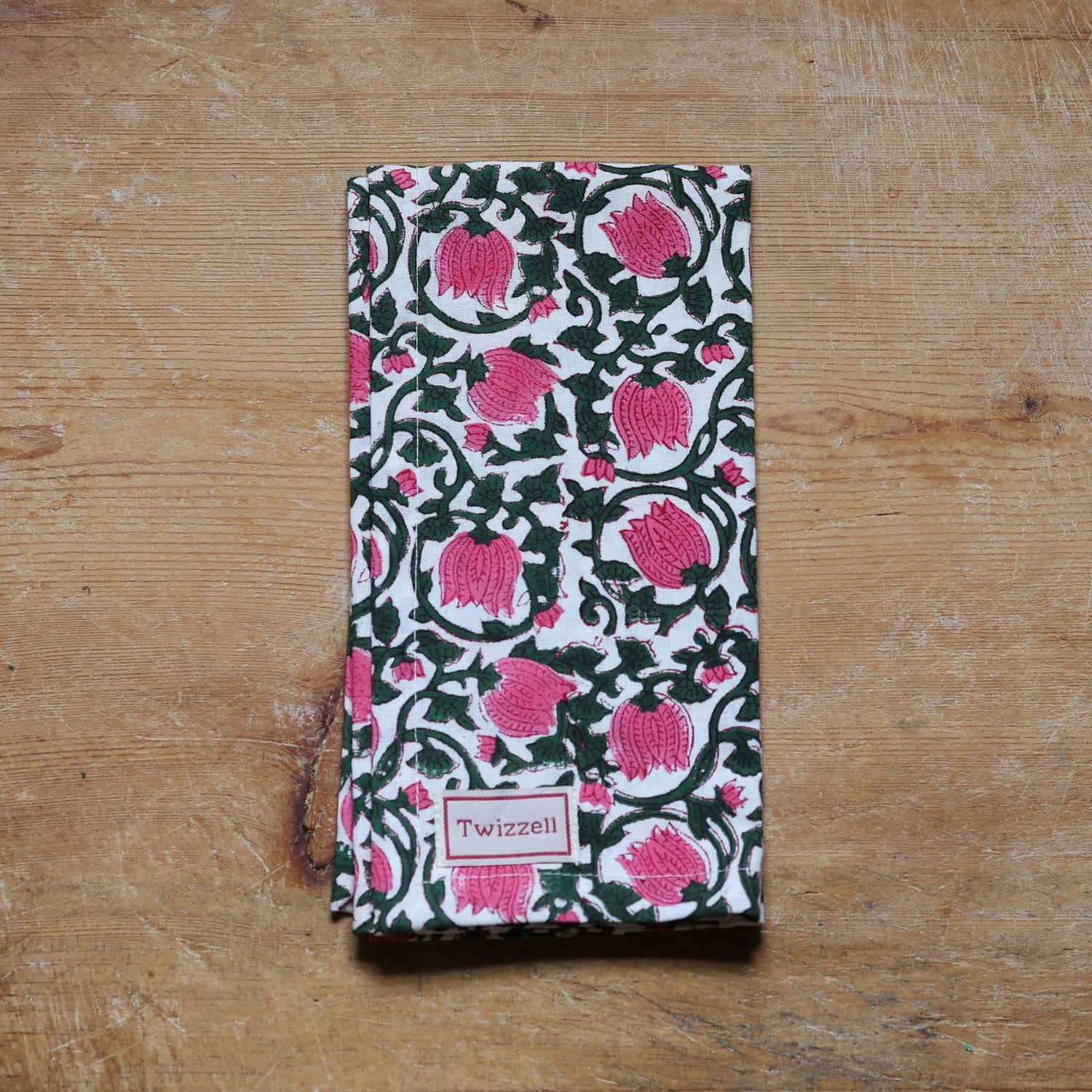 Pink Zucchini Napkin x 4