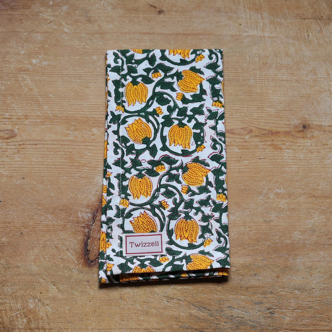 Yellow Zucchini Napkin x 4