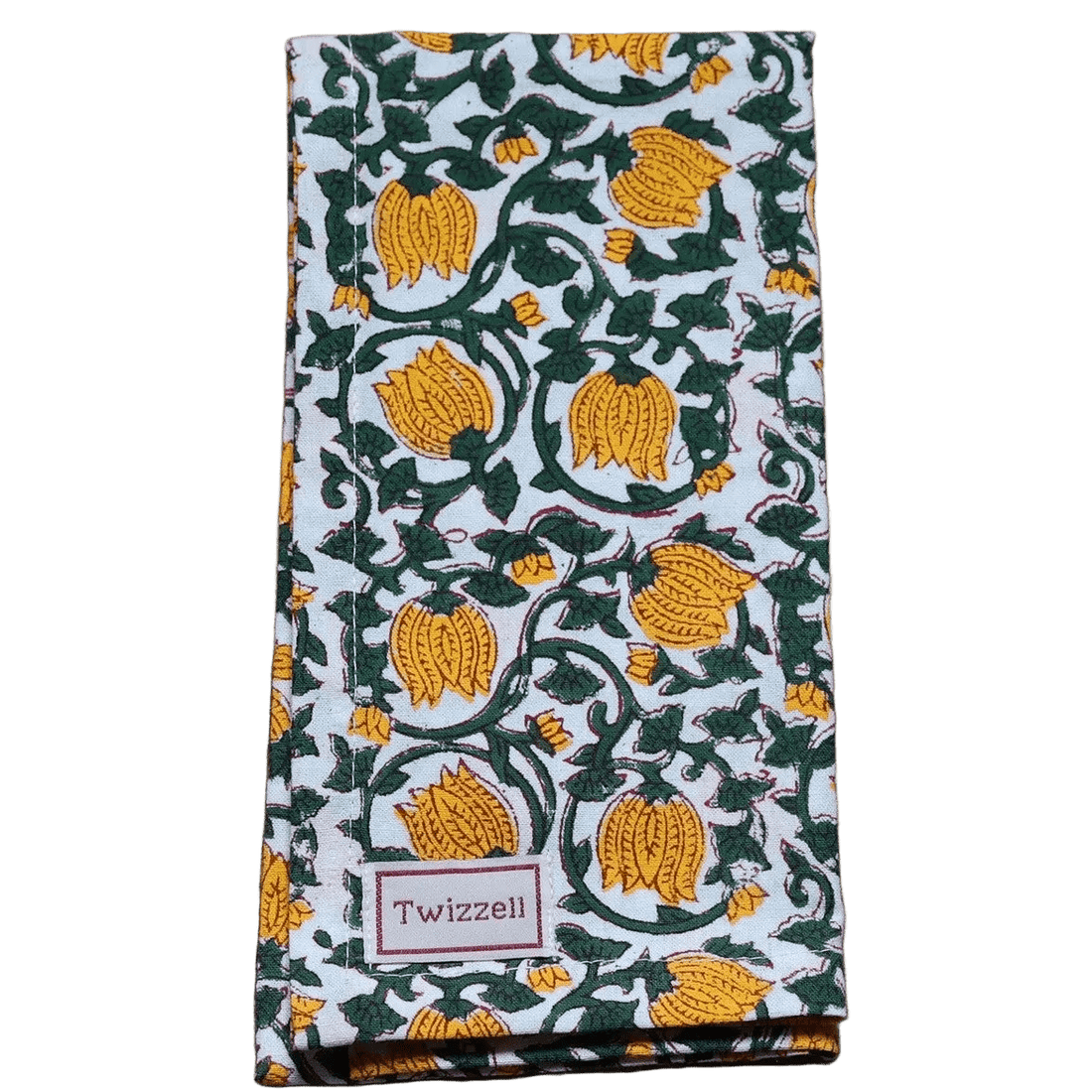 Yellow Zucchini Napkin x 4