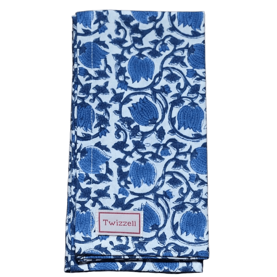 Blue Zucchini Napkin x 4