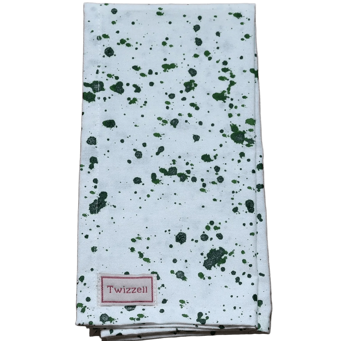 Green Splatter Napkin x 4