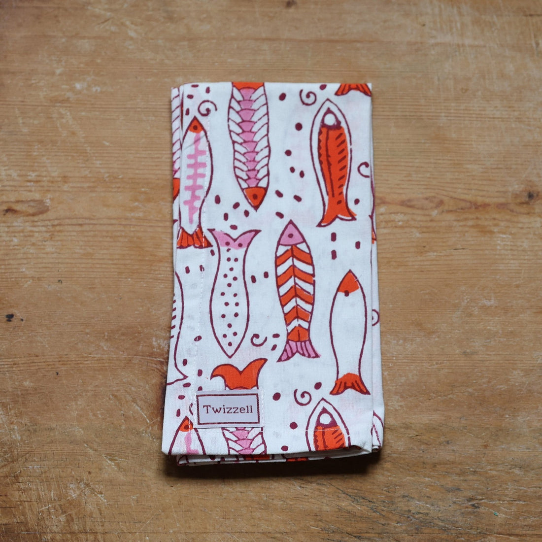 Fish Spritz Napkin x 4