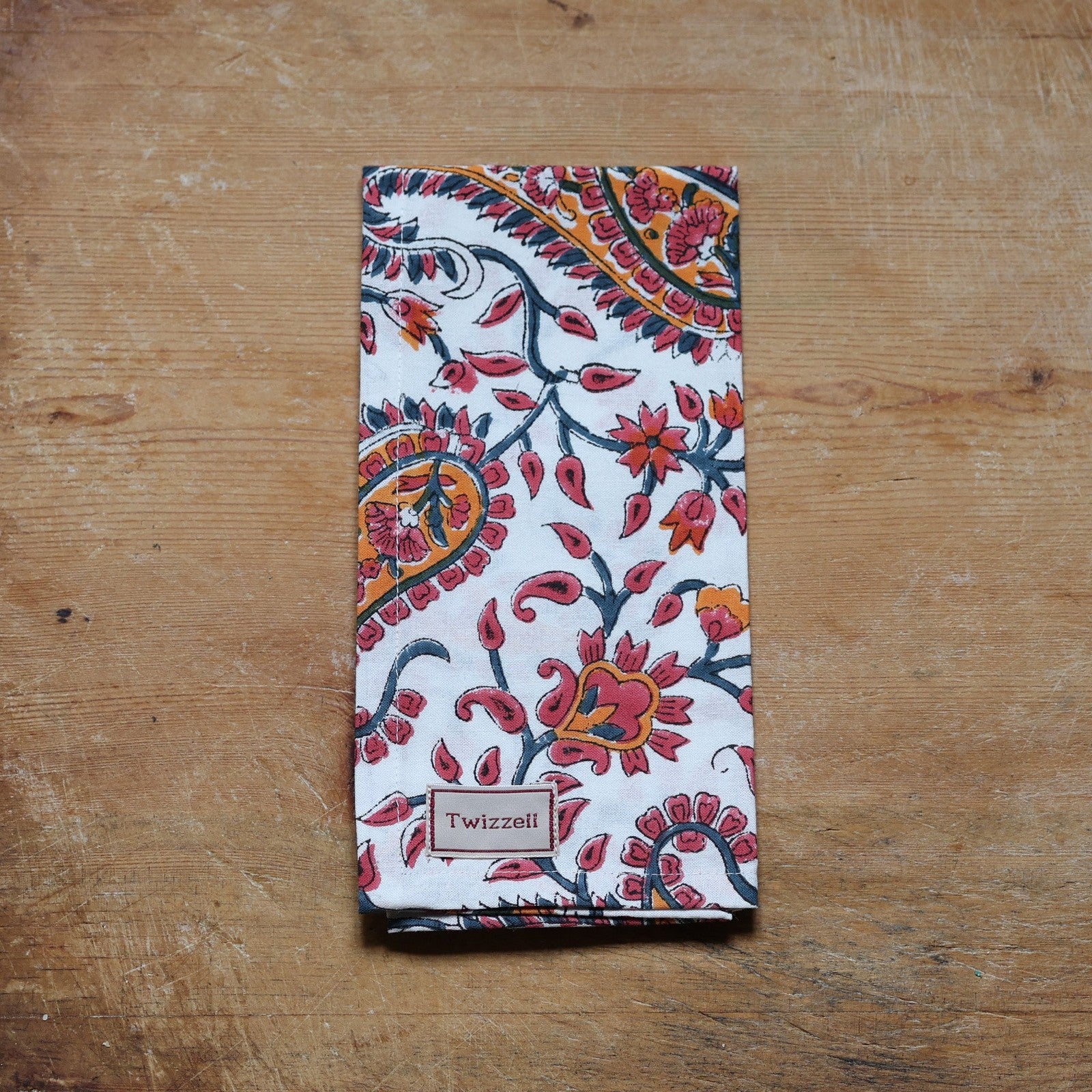 Autumn Paisley Napkin x 4