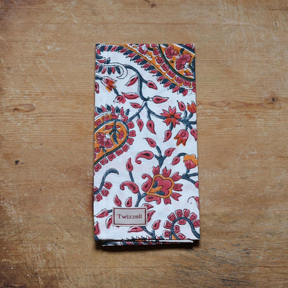 Autumn Paisley Napkin x 4